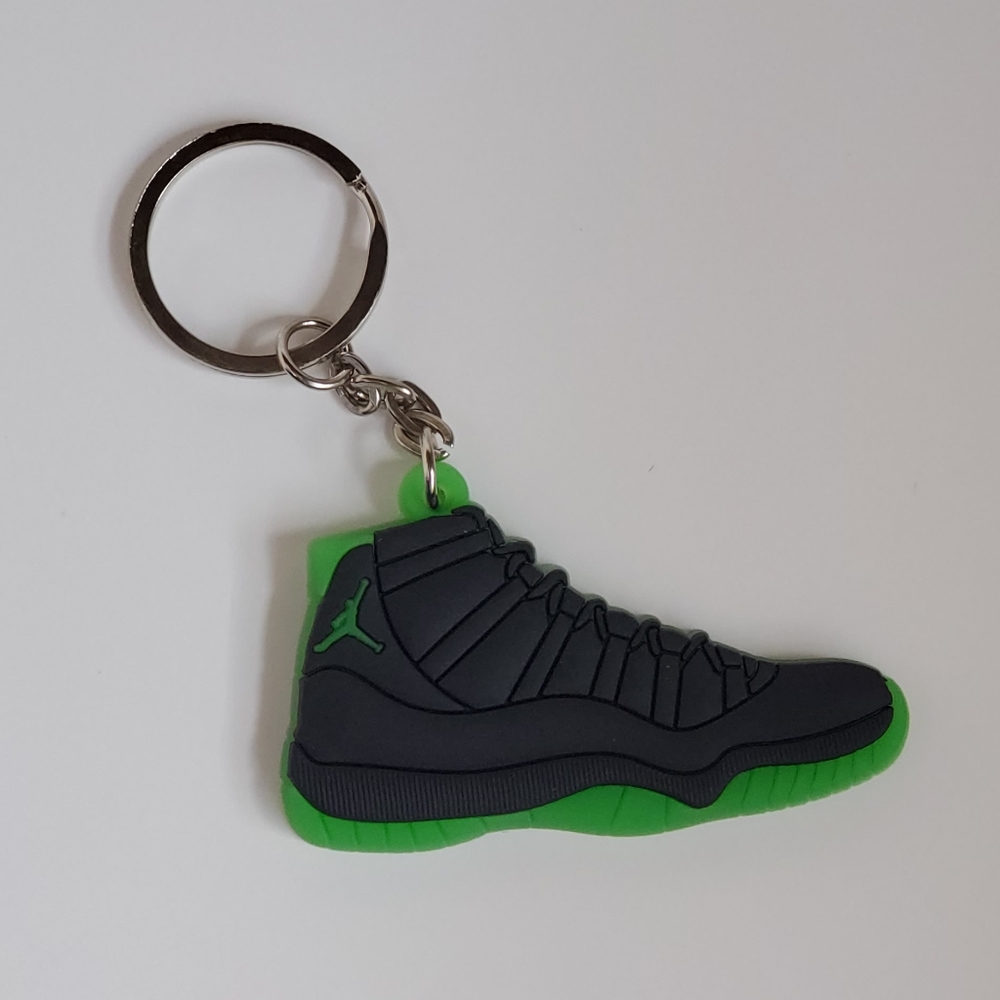 Jordan 11 Shoe Rubber Keychain